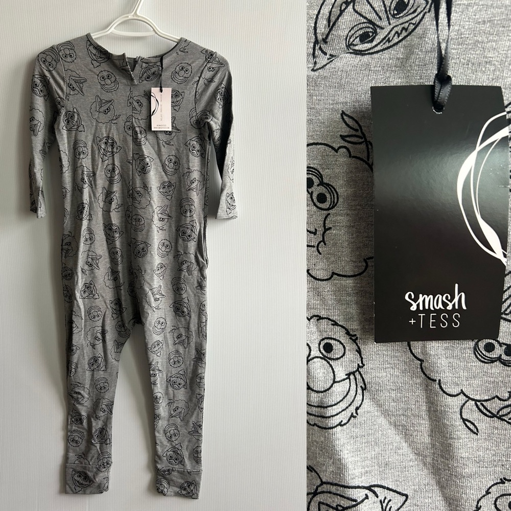 10/11yr NEW Smash + Tess Sesame Street Kids Romper